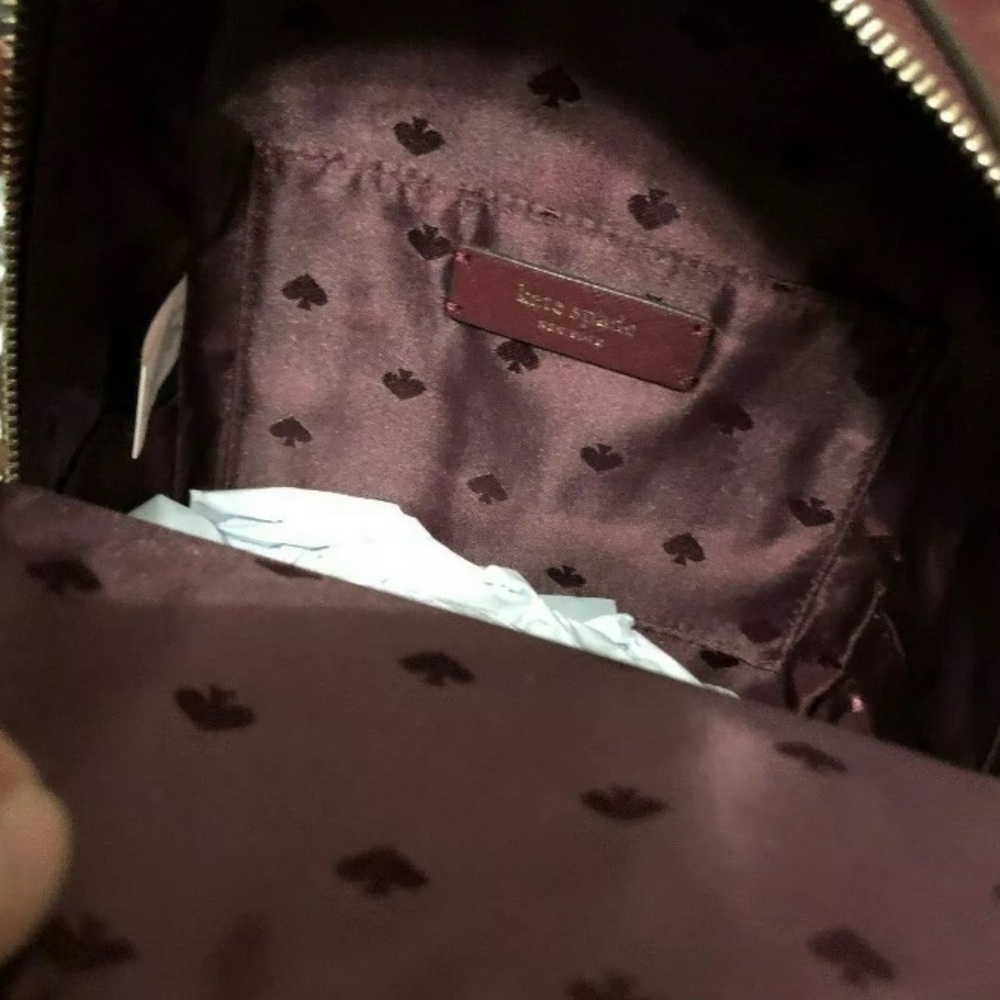 Mini Backpack Kate Spade convertible cherrywood - Picture 8 of 8